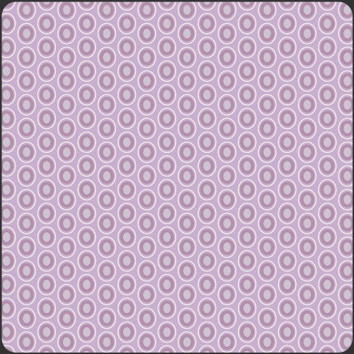 Oval Elements Amethyst Fabric Yardage