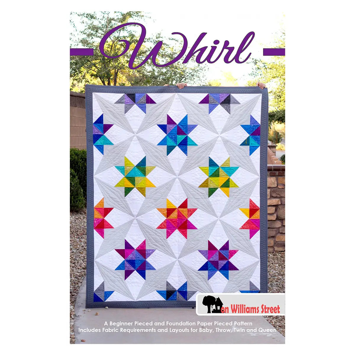 Whirl Quilt Pattern – Quilted Joy