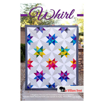 Whirl Quilt Pattern - image 1 - quilting pattern with step-by-step instructions