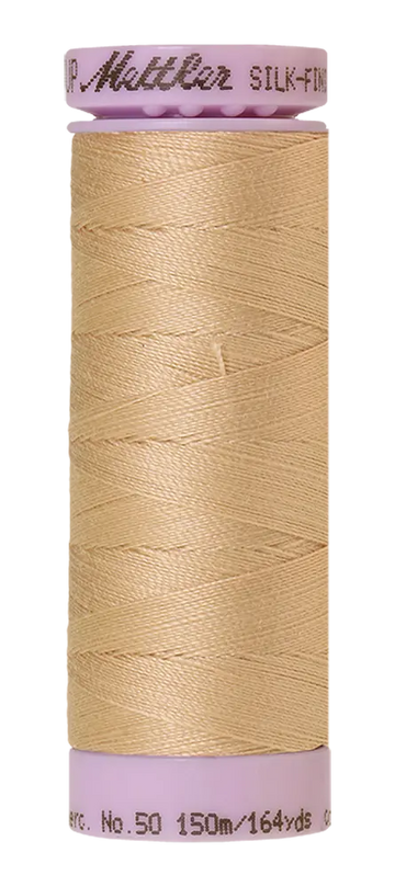 Mettler Cotton Silk Finish 50wt 150m Oat Straw
