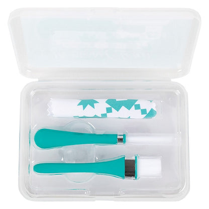 image of Oh Sew Clean Brush and Cloth Set - Mint Green