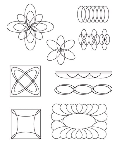 HQ Oval Templates