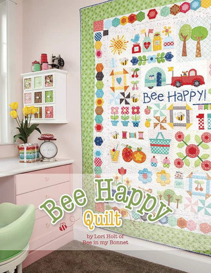 Bee In My Bonnet Bee Happy Quilt Booklet - image 1 - quilting book with patterns and instructions