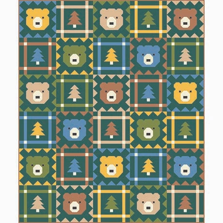 Grizzly Grove Quilt Pattern - quilting pattern with step-by-step instructions