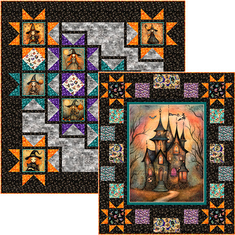 Spooky Spells Quilt Pattern - quilting pattern with step-by-step instructions