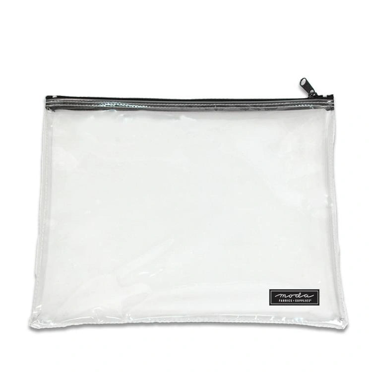 Clear Bag w/Zipper 14" x 12"