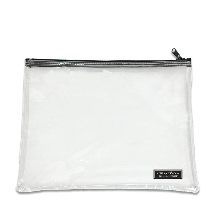 Clear Bag w/Zipper 13" x 10"