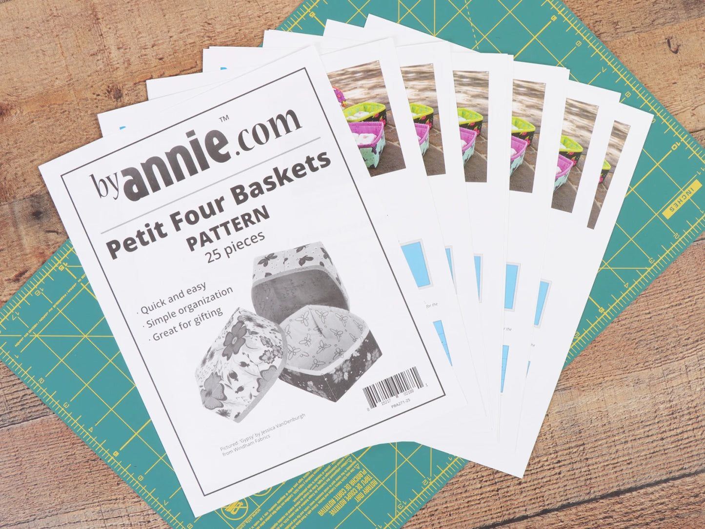 Petit Four Baskets Quilt Pattern