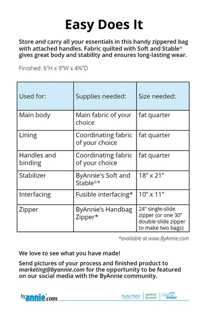 Easy Does It Quilt Pattern