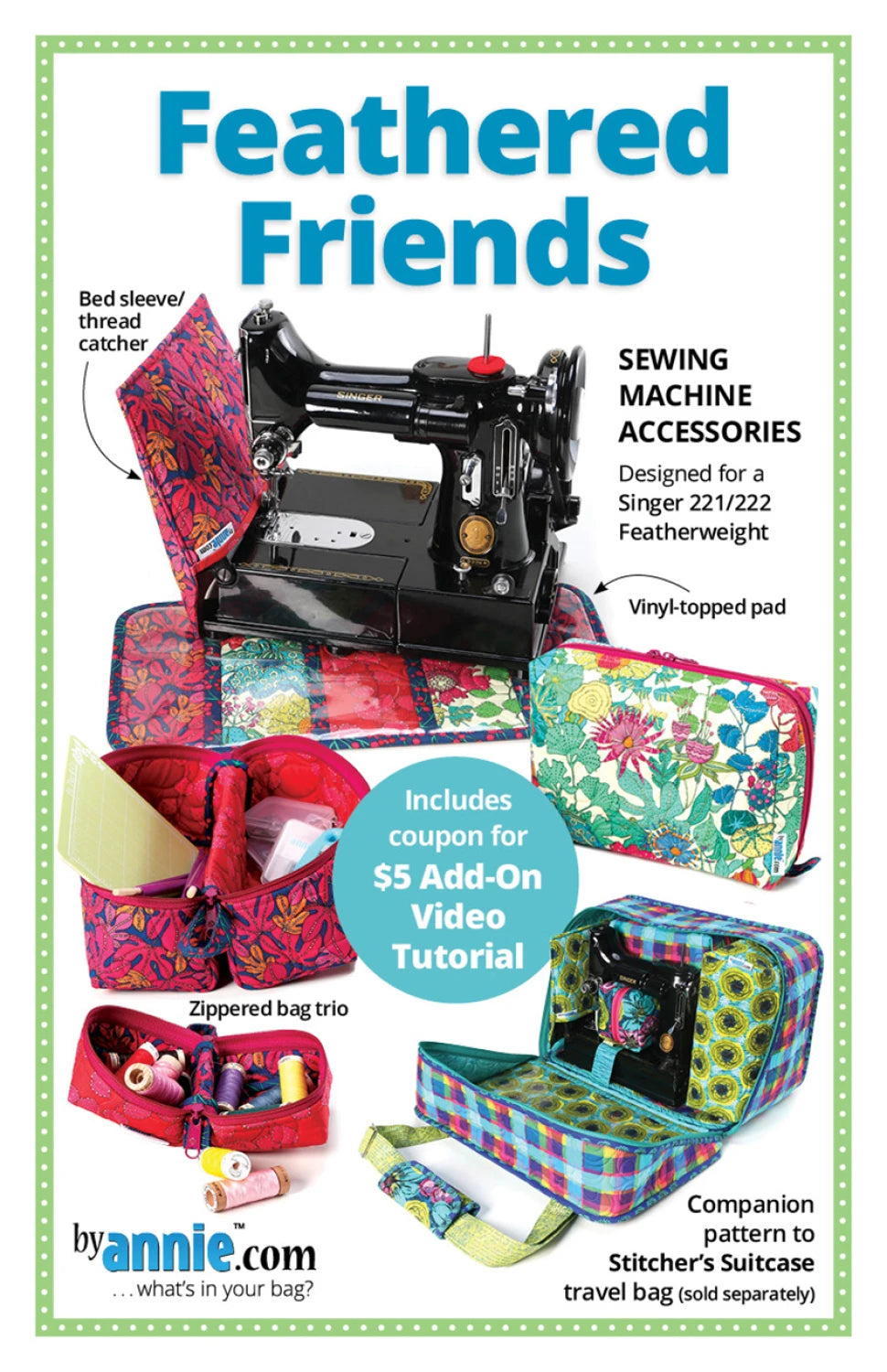 Feathered Friends Sewing Pattern by ByAnnie - front cover