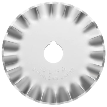 Olfa Pinking Rotary Blade 45mm 1 ct - quilting supply from Quilted Joy