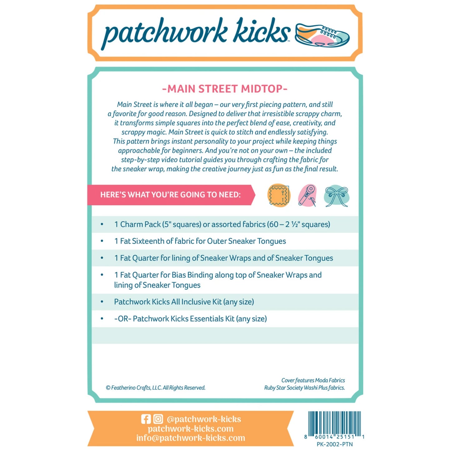 Patchwork Kicks Main Street Midtop Pattern