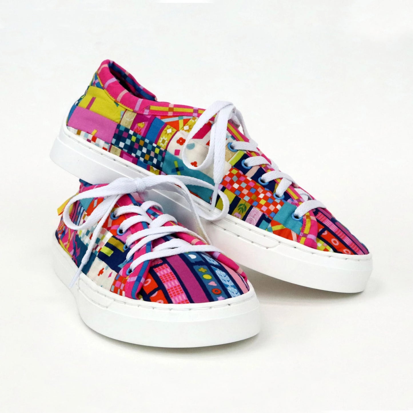 Patchwork Kicks Main Street Midtop Pattern