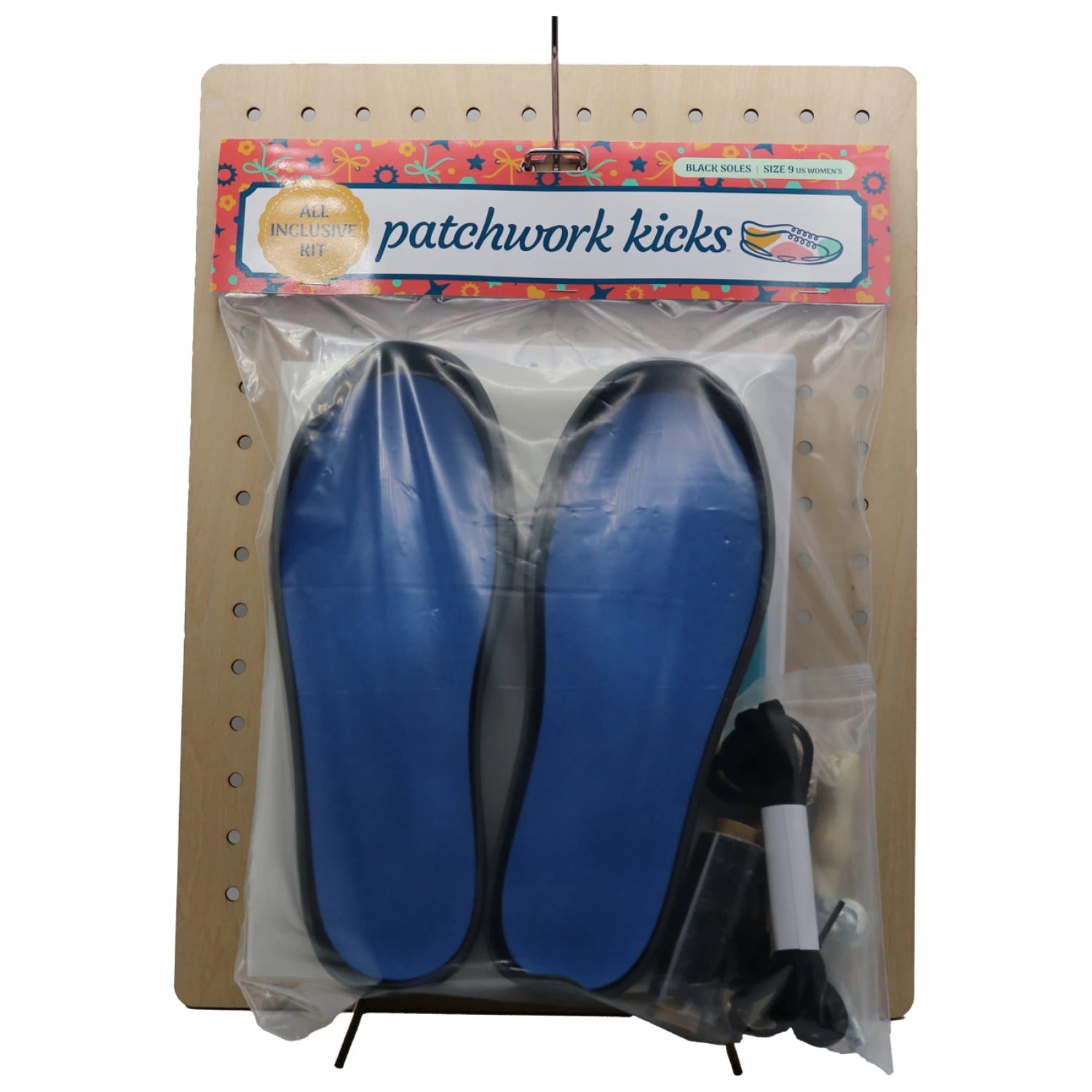 Patchwork Kicks Size 9 Dark Gray Shoe Kit