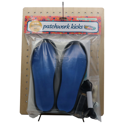 Patchwork Kicks Size 9 Dark Gray Shoe Kit
