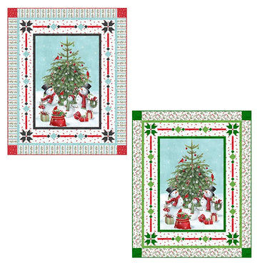 Jolly Gathering Quilt Pattern by Kris Holderness Designs - Christmas throw quilt pattern
