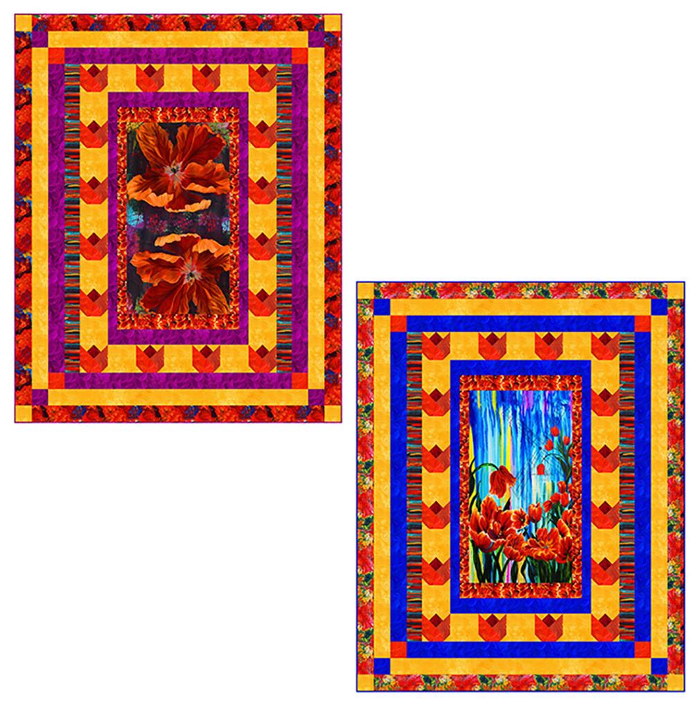 Tulip Festival Quilt Pattern - quilting pattern with step-by-step instructions