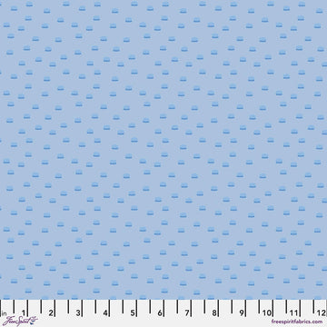 Chromatics Blue Toppers Fabric Yardage - quilt fabric for sewing and quilting projects