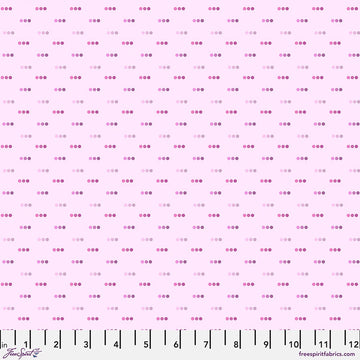 Chromatics Bubblegum Dotty Fabric Yardage - quilt fabric for sewing and quilting projects