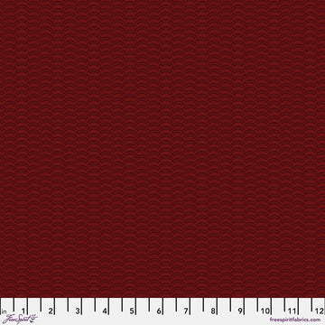 Chromatics Garnet Crescent Fabric Yardage - quilt fabric for sewing and quilting projects