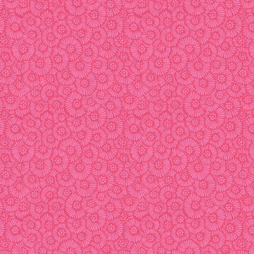 Utopia Daisies Pink Fabric Yardage - quilt fabric for sewing and quilting projects