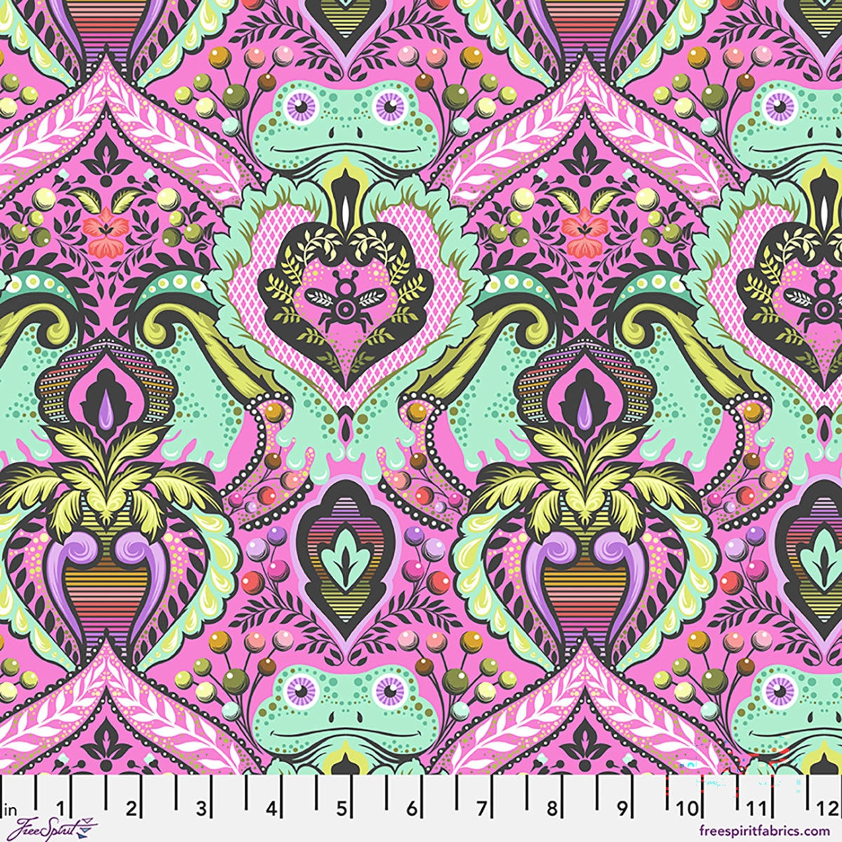 Prince Charming Deja Vu gumball frog prince fabric yardage