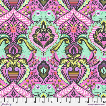 Prince Charming Deja Vu gumball frog prince fabric yardage