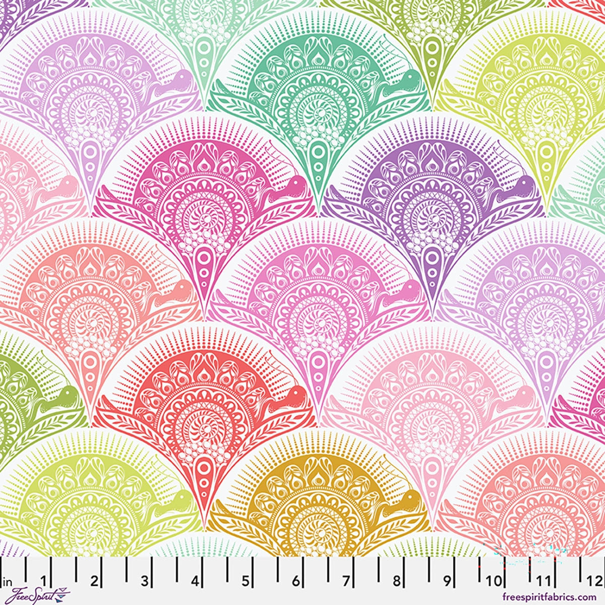 Prince Charming Deja Vu sugarrush snail scallop fabric yardage