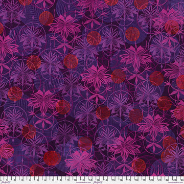 Grace Aubergine Fearless Fabric Yardage - quilt fabric for sewing and quilting projects