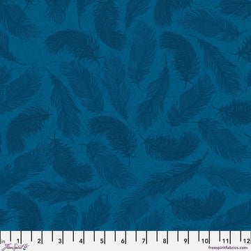 The Wisdom Indigo The Whispers Fabric Yardage - quilt fabric for sewing and quilting projects