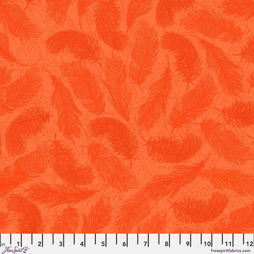 The Wisdom Orange The Whispers Fabric Yardage - quilt fabric for sewing and quilting projects
