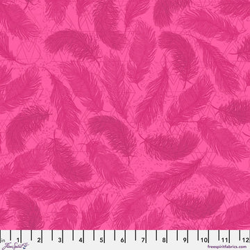 The Wisdom Pink The Whispers Fabric Yardage - quilt fabric for sewing and quilting projects