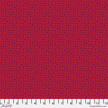 Mosaic Brick Plus One Fabric Yardage - quilt fabric for sewing and quilting projects