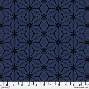 Cameo Appearance Backing Kit Kaleidoscope Nocturnal Bloom - wide quilt backing fabric for longarm quilting