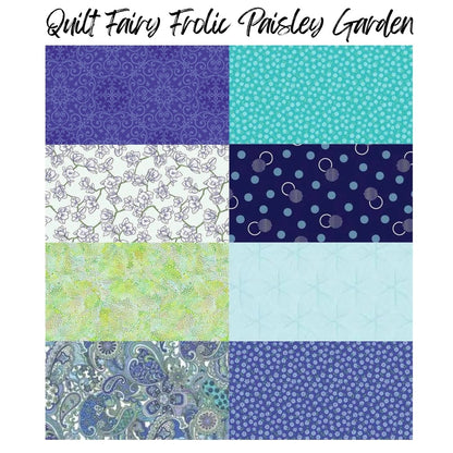 Quilt Fairy Frolic Paisley Garden Quilt Kit - PRESALE