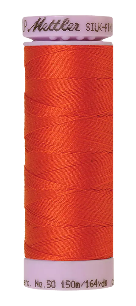 Mettler Cotton Silk Finish 50wt 150m Paprika