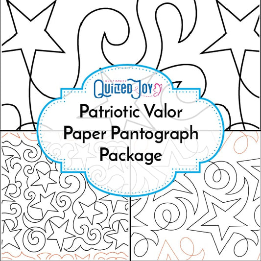 Quilted Joy's Patriotic Valor Paper Pantograph Package