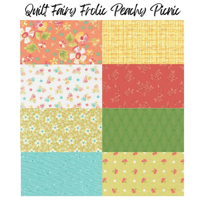 Quilt Fairy Frolic Peachy Picnic Quilt Kit