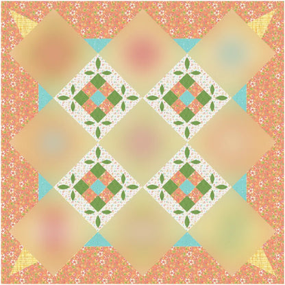 Quilt Fairy Frolic Peachy Picnic Quilt Kit