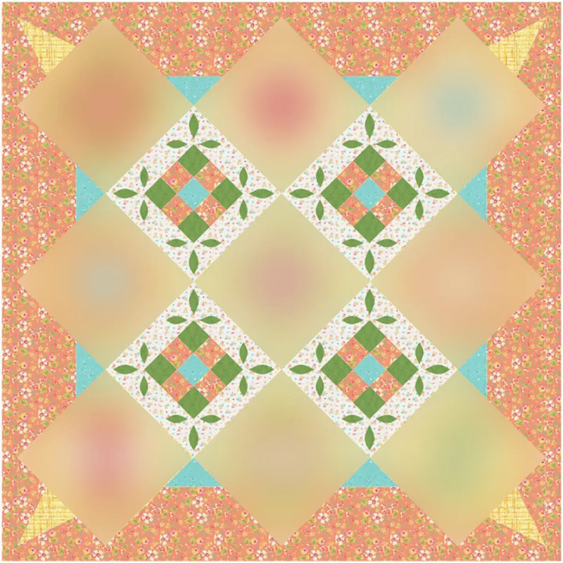 Quilt Fairy Frolic Peachy Picnic Quilt Kit