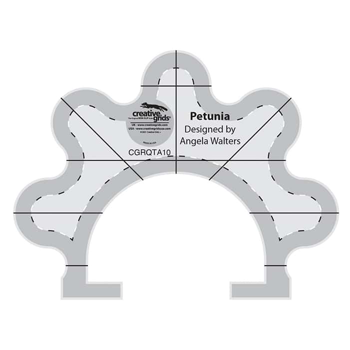 image of Petunia Machine Quilting Ruler