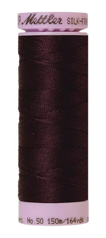 Mettler Cotton Silk Finish 50wt 150m Plum Perfect - quilting supply from Quilted Joy