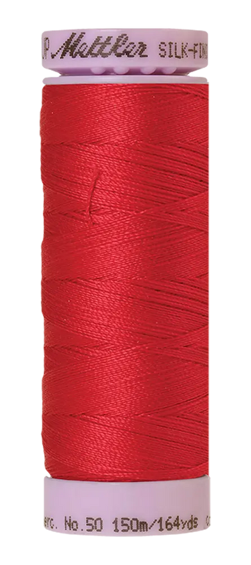 Mettler Cotton Silk Finish 50wt 150m Poinsettia
