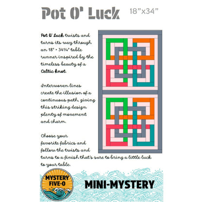 Mystery Five-0 Blueberry Honey "Pot O' Luck" Table Runner Kit