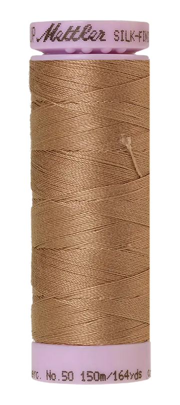 Mettler Cotton Silk Finish 50wt 150m Praline