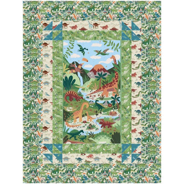 Prehistoric Quilt Kit - dinosaur-themed children's quilt kit