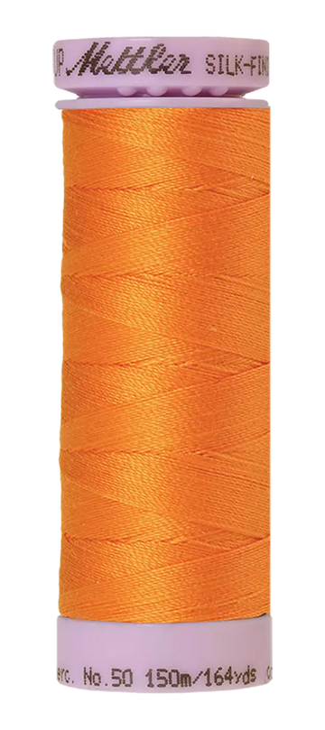 Mettler Cotton Silk Finish 50wt 150m Pumpkin
