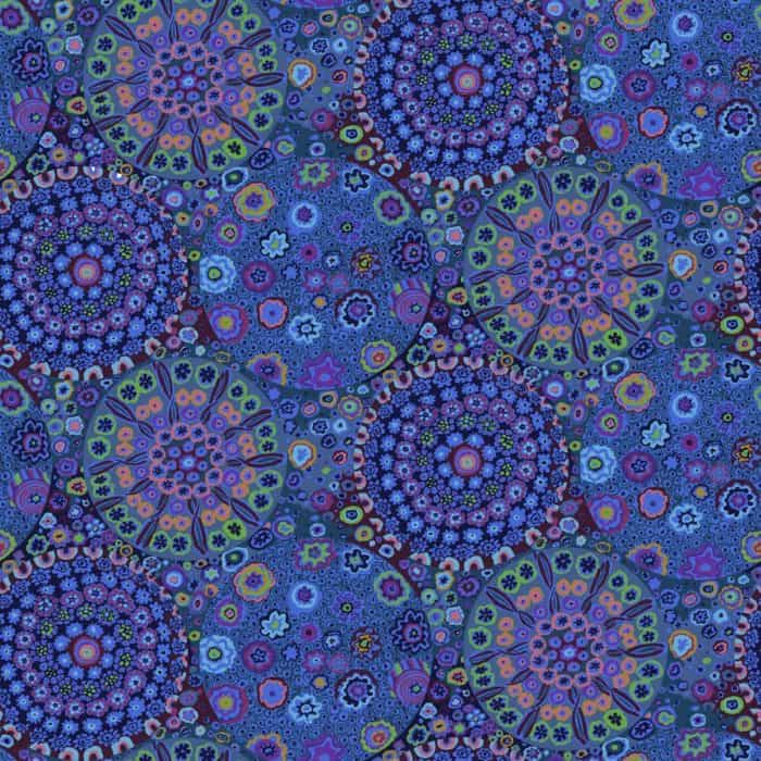 Millefiore 108" Quilt Back-Blue Available at Quilted Joy