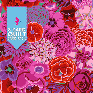 Kaffe Fassett Collective Magenta Bekah 108" Wide 3 Yard Quilt Fabric Back Pack