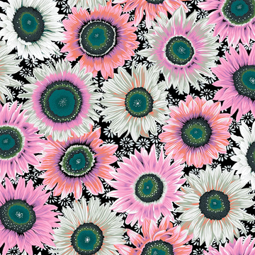 Kaffe Fassett Collective Black Van Gogh 108" Wide Quilt Backing Fabric